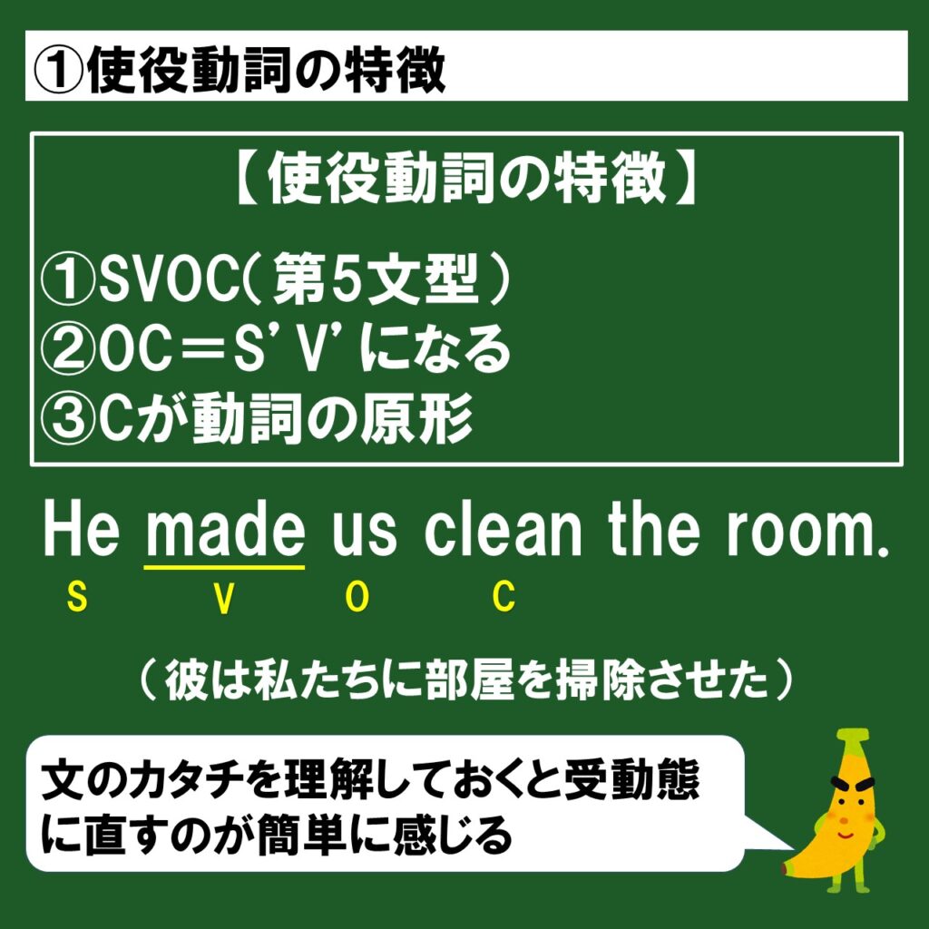 使役動詞の受動態をわかりやすく解説 カタチに注目すれば難しくない
